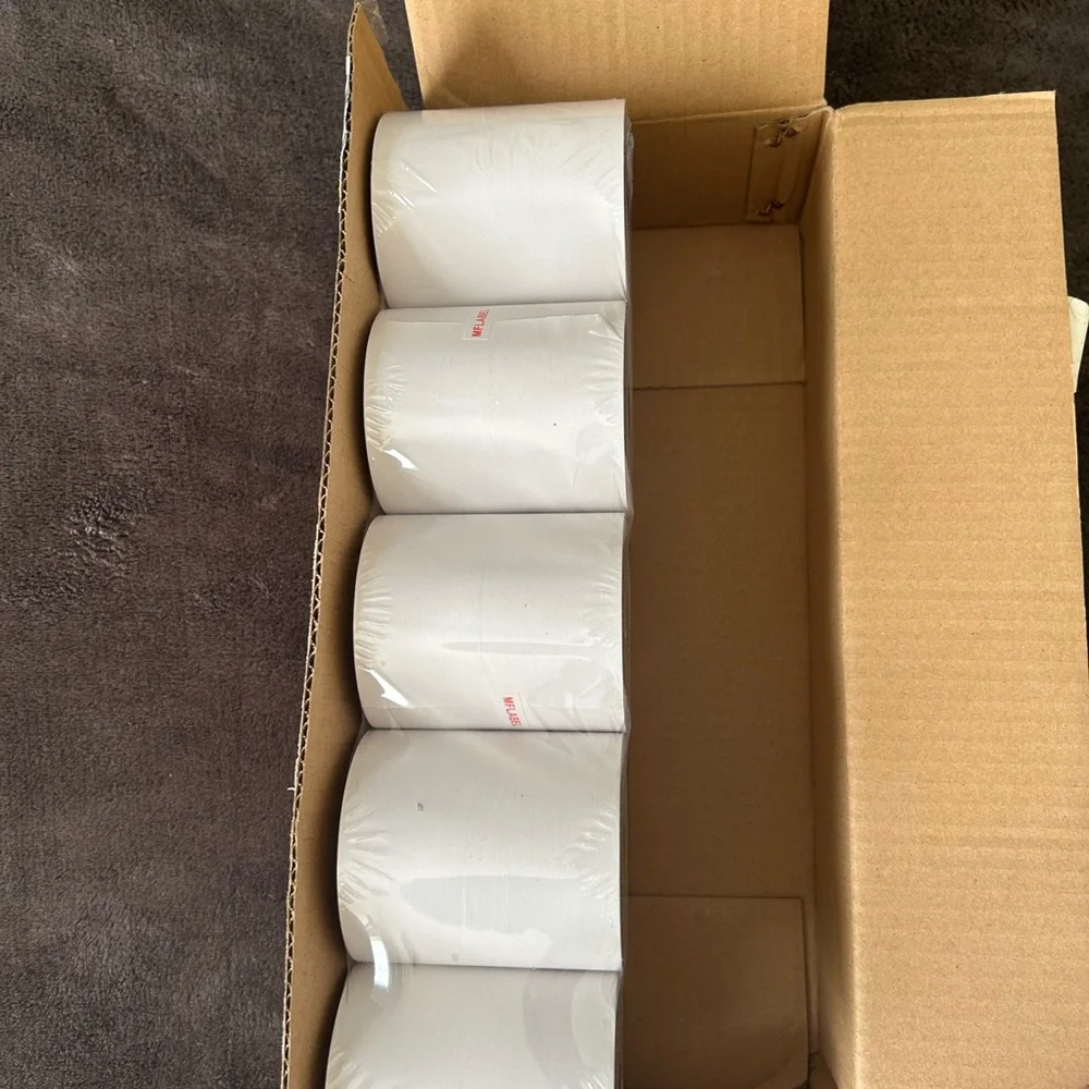 White Receipt Paper Rolls Office